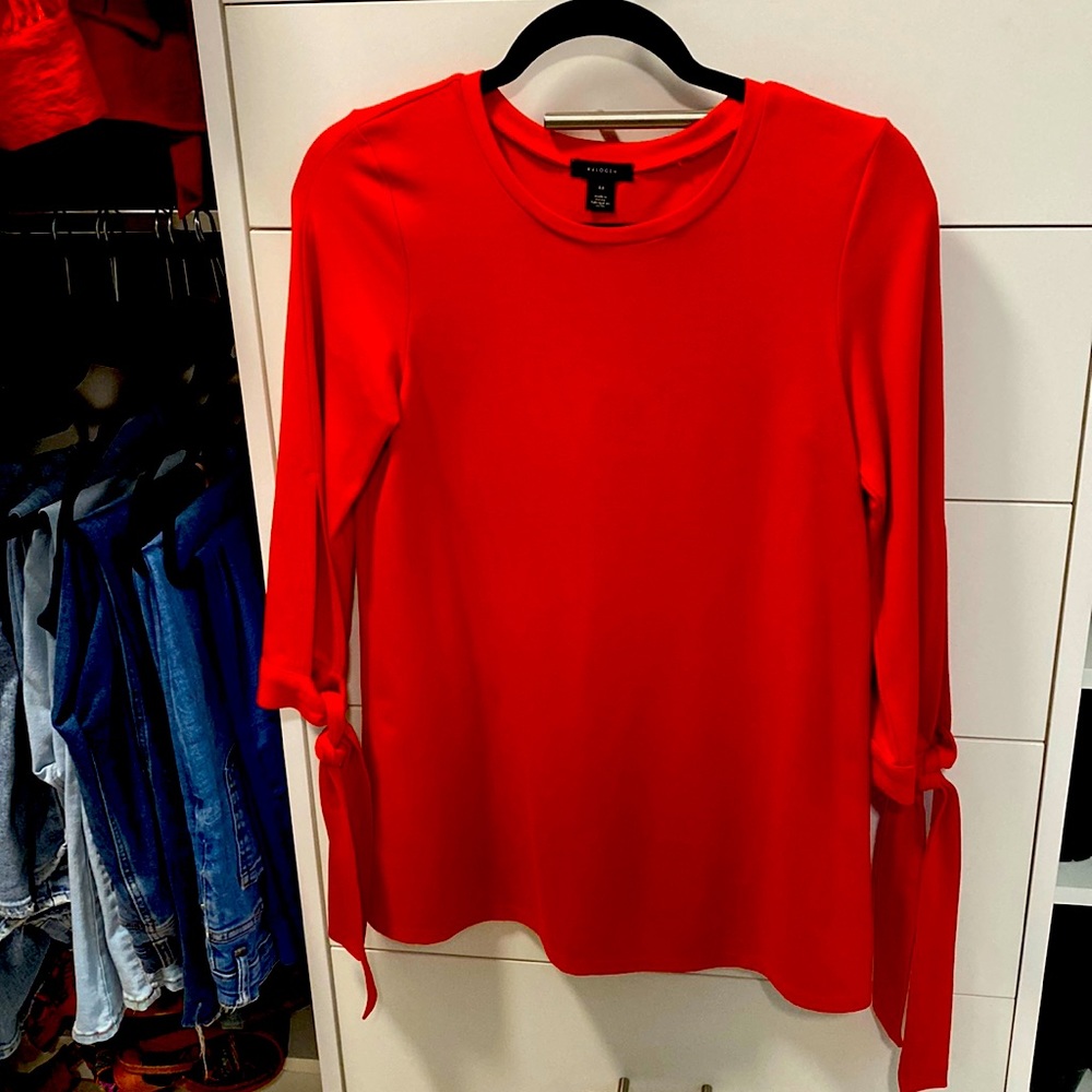 Red blouse